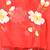red printed mulmul soft saree