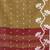 red geometric motifs cotton blend handspun soft saree