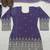 Purple Color Sequence And Embroidery Work Silk Blend Salwar Suit