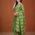 Embroidered Chanderi Flared Kurta Pant and Dupatta Set