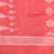 red printed cotton blend handspun soft saree
