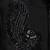 Boys black satin peacock bead work embroidered indo western blazer & trouser set