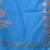 sapphire blue heart motifs cotton blend handspun soft saree