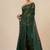 green heart motifs cotton blend handspun soft saree