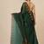 green heart motifs cotton blend handspun soft saree