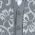Boys light grey cotton blend floral sequined 3 piece suit set with bowtie