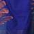 blue heart motifs cotton blend handspun soft saree