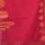 Red heart motifs cotton blend handspun soft saree