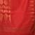 red geometric motifs cotton blend handspun soft saree