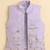 Boys lilac pure cotton heritage embroidered kurta pyjama set with waistcoat & necklace