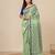 light green texture pattern cotton blend handspun soft saree