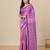 pink texture pattern cotton blend handspun soft saree
