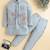 Boys sea green cotton silk floral embroidered kurta trouser set with designer waistcoat