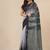 grey woven cotton blend handspun soft saree