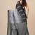 grey woven cotton blend handspun soft saree
