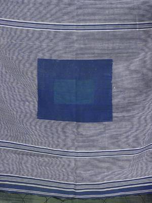 pistachio green woven cotton blend handspun soft saree 4