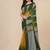 mustard woven cotton blend handspun soft saree