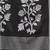 black geometric motifs cotton blend soft saree