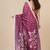 pink geometric motifs cotton blend soft saree