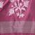 pink geometric motifs cotton blend soft saree