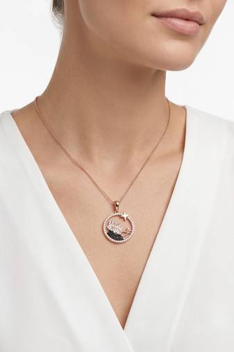 925 Sterling Silver Rose Gold Plated Tree of Life Pendant Necklace Set  for Women