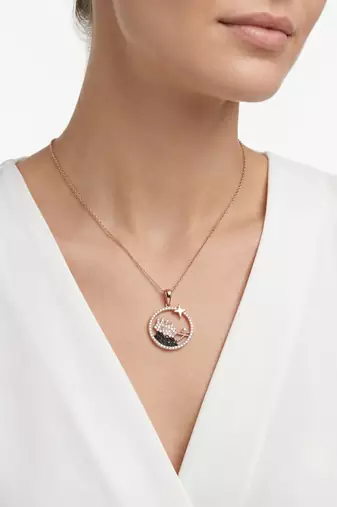 925 Sterling Silver Rose Gold Plated Tree of Life Pendant Necklace Set  for Women