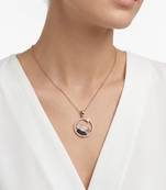 925 Sterling Silver Rose Gold Plated Tree of Life Pendant Necklace Set  for Women