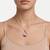 925 Sterling Silver Rose Gold Plated Tree of Life Pendant Necklace Set  for Women