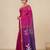 purple sequin work resham silk blend soft saree
