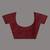 maroon solid resham silk blend soft saree