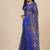 Blue stripes tissue soft saree