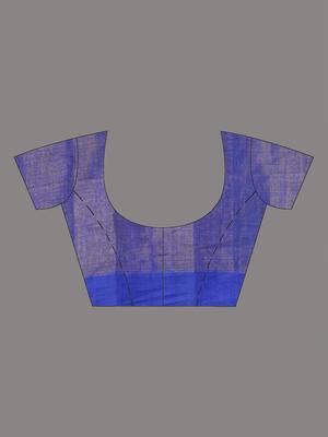 Blue stripes tissue soft saree 5