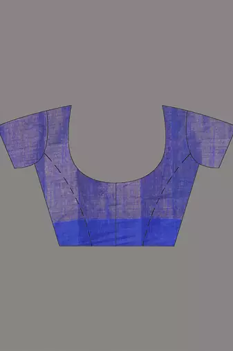 Blue stripes tissue soft saree
