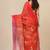 Red stripes tissue soft saree