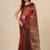Maroon stripes tissue soft saree