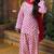 White Color Printed Work Cotton Salwar Suit