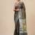 Grey texture design tissue soft saree