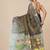 Grey texture design tissue soft saree