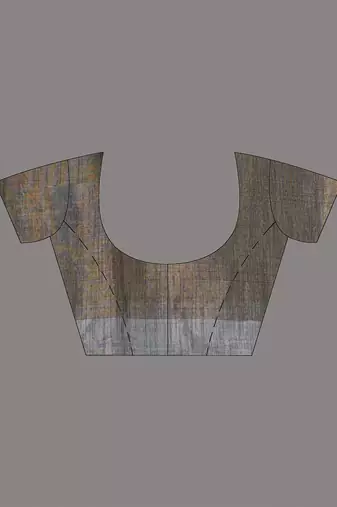 Grey texture design tissue soft saree