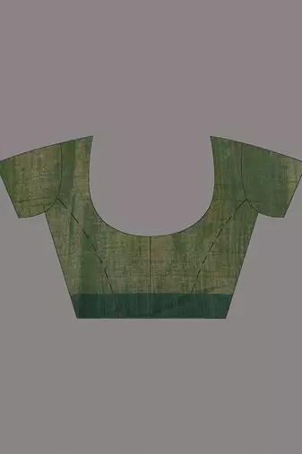 Green texture design tissue soft saree