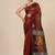 Maroon texture design tissue soft saree