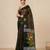 Black texture design tissue soft saree
