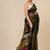 Black texture design tissue soft saree
