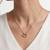 925 Sterling Silver Rose Gold Plated Bow Heart Pendant Necklace  Set for Women