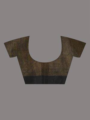 Black texture design tissue soft saree 5
