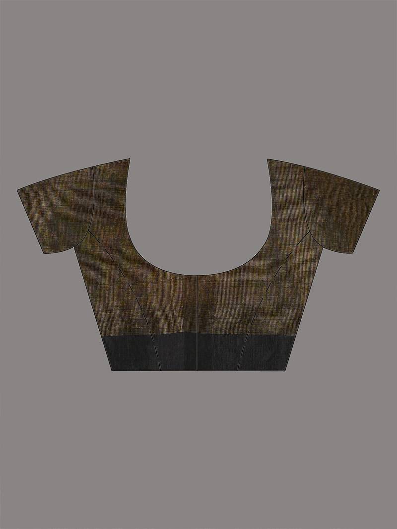 Black texture design tissue soft saree