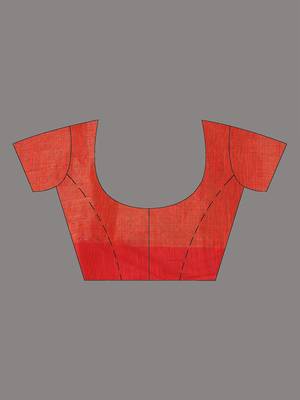 Red texture design tissue soft saree 5