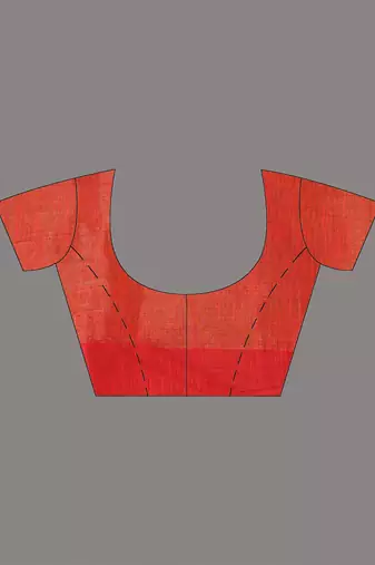 Red texture design tissue soft saree