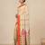 beige geometric pattern cotton blend soft saree