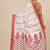 white geometric pattern cotton blend soft saree